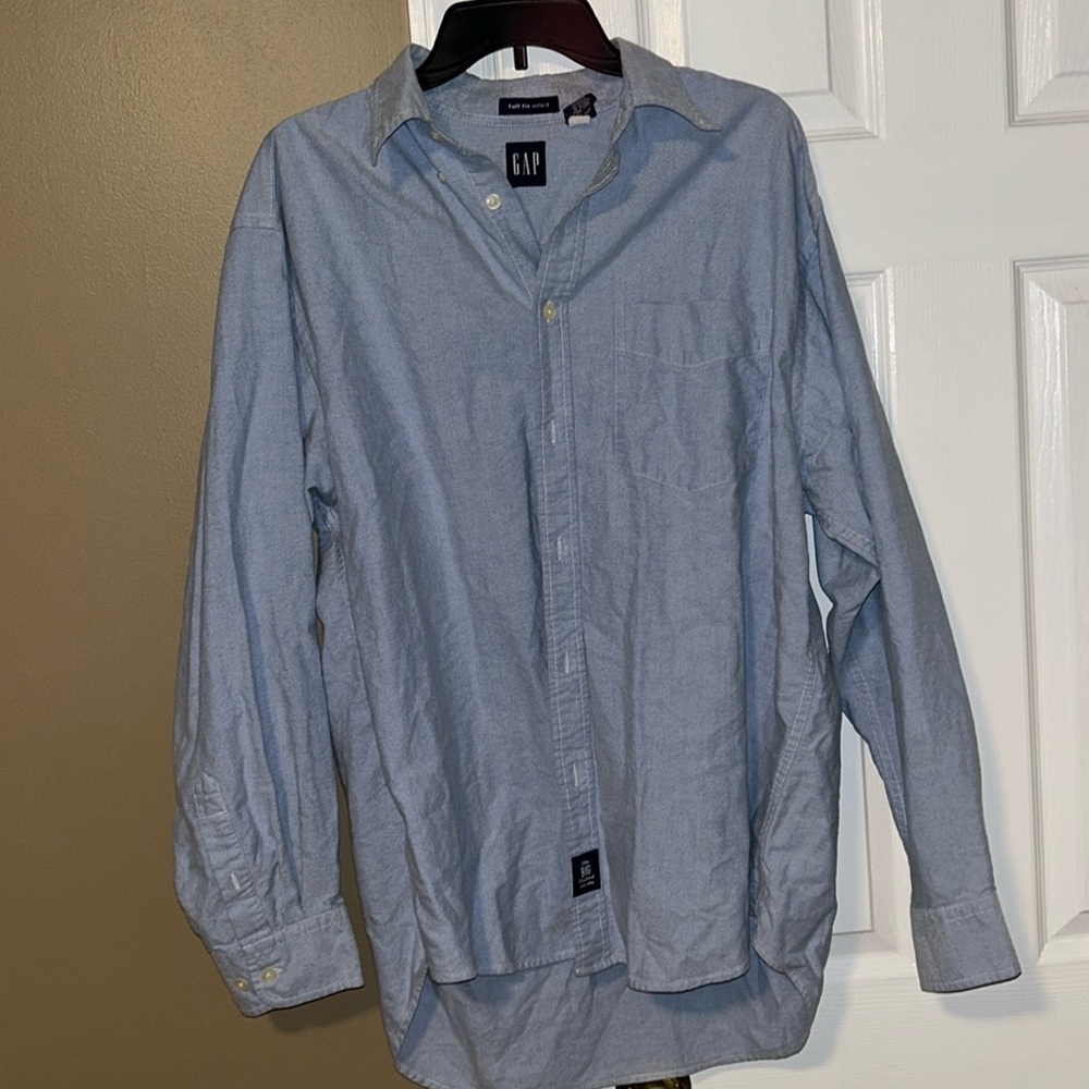 GAP Blue Casual Button Down